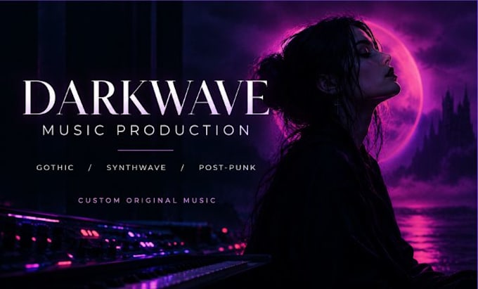 produce darkwave, gothic, synthwave and post punk music