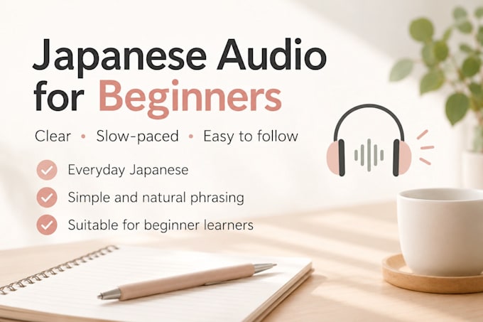 record native japanese voice over for your learning content