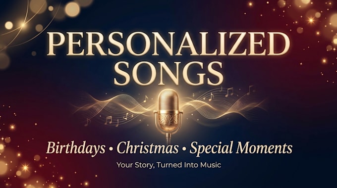 create custom birthday, christmas, and personalized songs