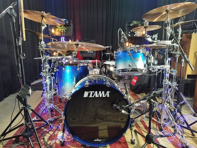 record professional acoustic drums for your songs