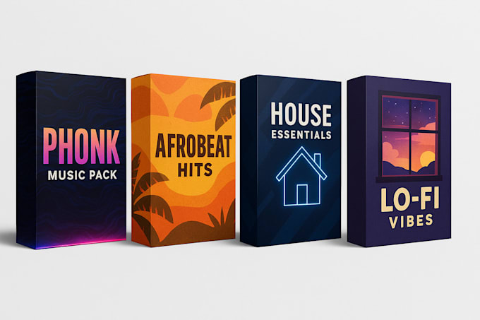 create original sample packs, sounds, audio and midi loops