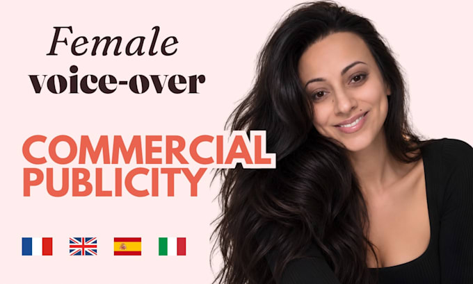 record a female commercial voiceover