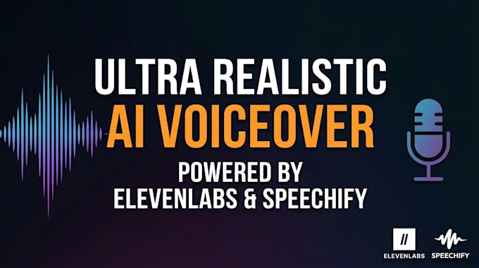do realistic ai voiceover with eleven labs and speechify