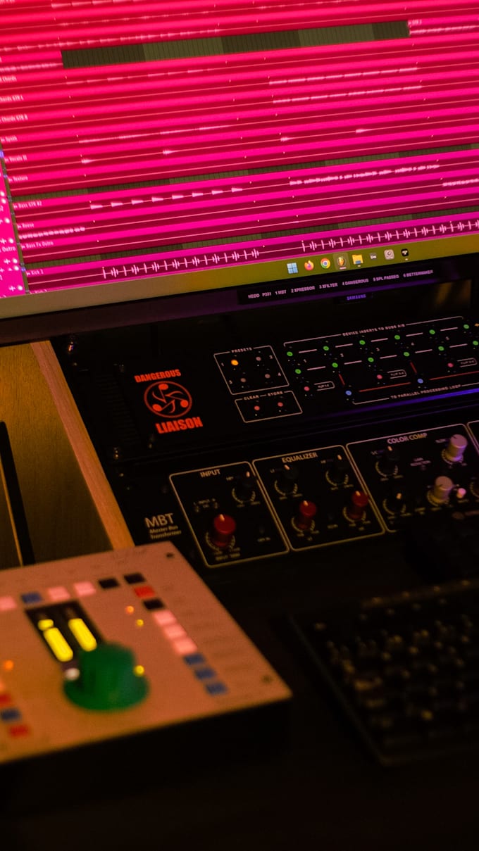 professionally mix and master your song with analog gear