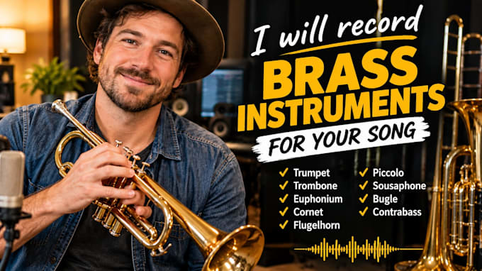 record trumpet trombone euphonium cornet and brass instruments