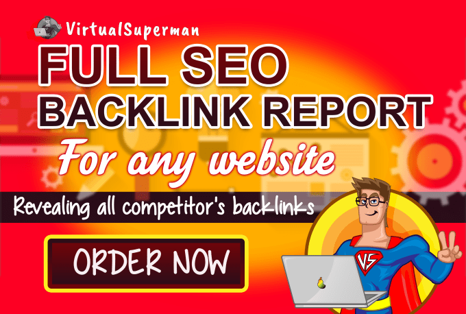 Gig Preview - Create a detailed SEO backlink report for any website