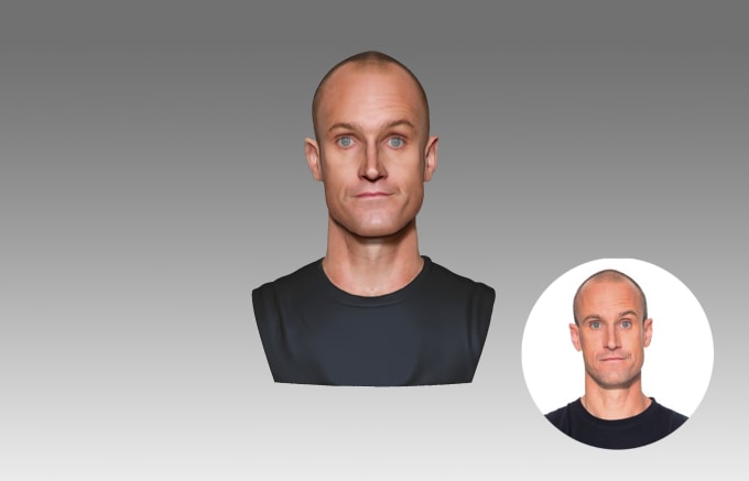 Gig Preview - Create amazing 3d face or body model for you