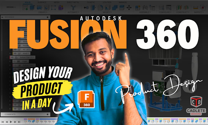 Bestseller - convert your product into 3d cad with fusion 360