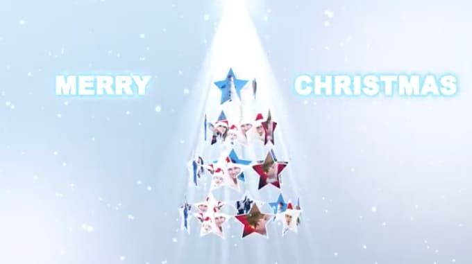 Gig Preview - Create this elegant christmas tree video with your photos