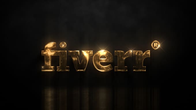 Gig Preview - Create luxury gold video intro logo animation in 4k