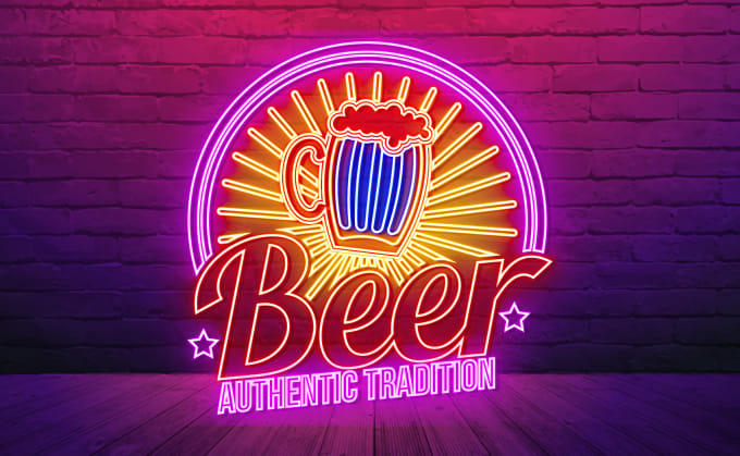 Gig Preview - Design 2 neon logo, signs, or text in 12 hours