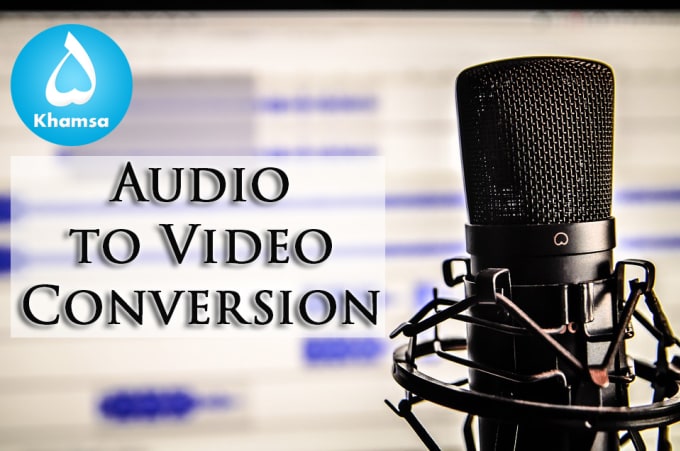 Gig Preview - Convert your audio podcast to video