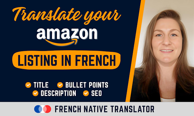 Gig Preview - Translate your listing into french for amazon france