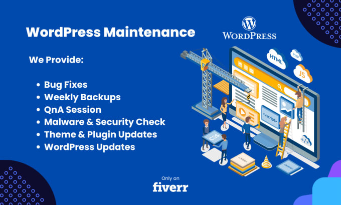 Gig Preview - Maintain your wordpress website