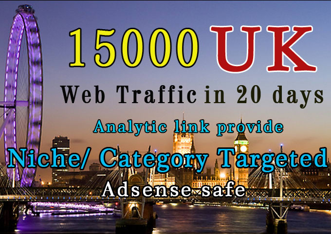 Gig Preview - Drive UK targeted web traffic