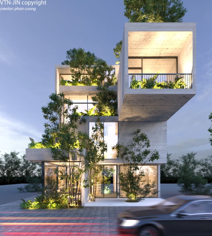 Gig Preview - Render and design exterior architectural concepts