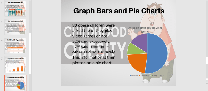 Gig Preview - Design presentations with graphs and pictures