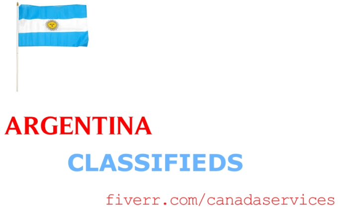 Gig Preview - Promote your business in 11 argentina classifieds