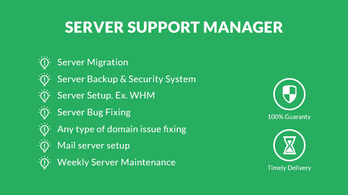 Gig Preview - Do any type of hosting support tasks in 24h