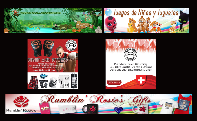 Gig Preview - Design a professional web banner, headers, covers and flyers