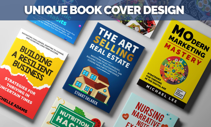 Gig Preview - Do unique business, cookbook, or marketing book cover design