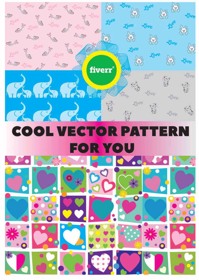 Gig Preview - Do creative vector pattern for you