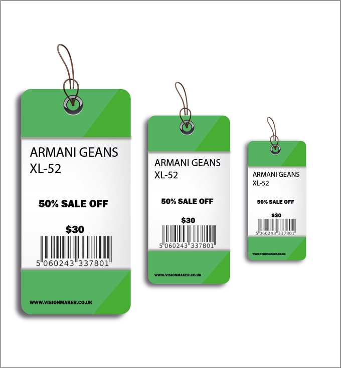 Gig Preview - Design price tags and barcodes labels