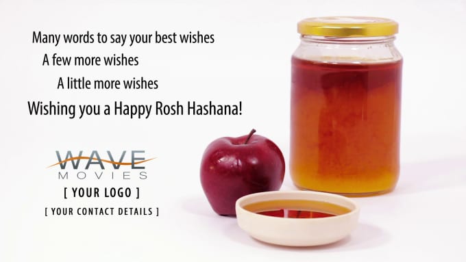 Gig Preview - Customize this rosh hashana holiday greeting video for you