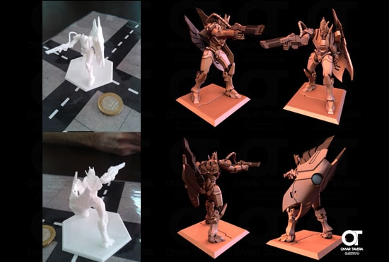 Gig Preview - Create awesome 3d print ready models and assets  clean and repair your model