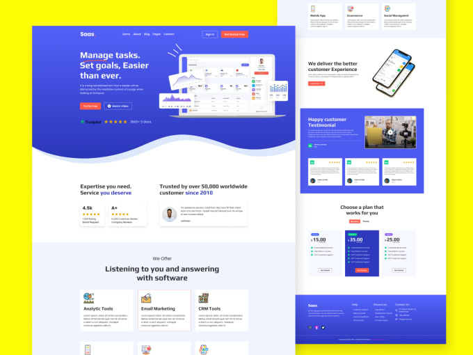 Gig Preview - Do figma landing page and website UI UX design