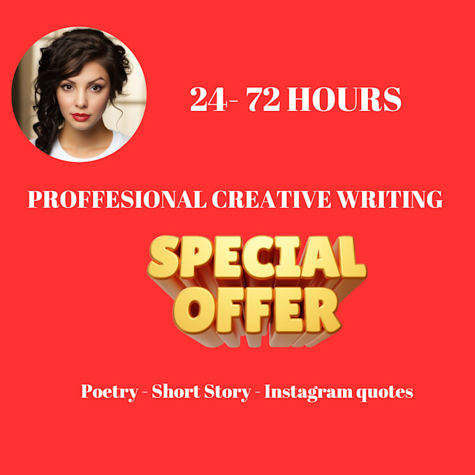 Bestseller - write a unique and creative poem or short story