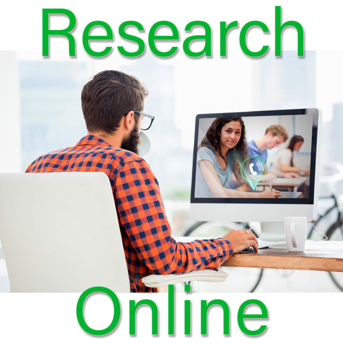 Gig Preview - Web research information you need