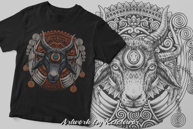 Gig Preview - Create badass tshirt design in my style