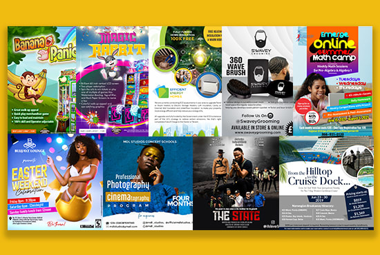 Gig Preview - Design professional flyer and event flyer using canva