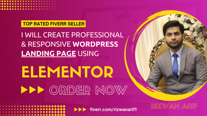 Bestseller - create elementor pro landing page or wordpress landing page