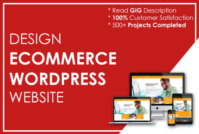 Gig Preview - Design ecommerce wordpress website with woocommerce