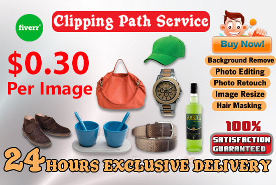 Gig Preview - Do bulk image editing and clipping path