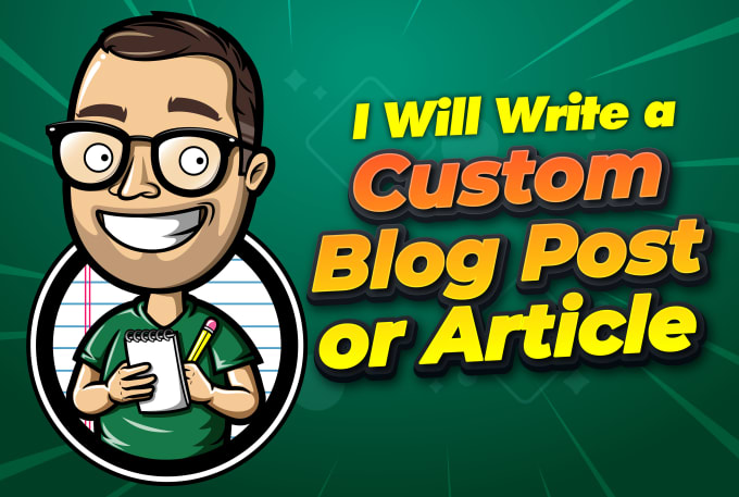 Gig Preview - Write content for your article or blog post