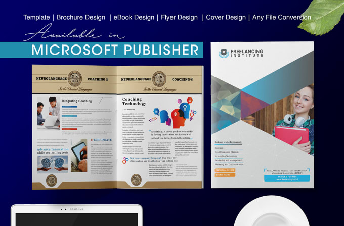 Gig Preview - Design microsoft publisher flyer, brochure or any template