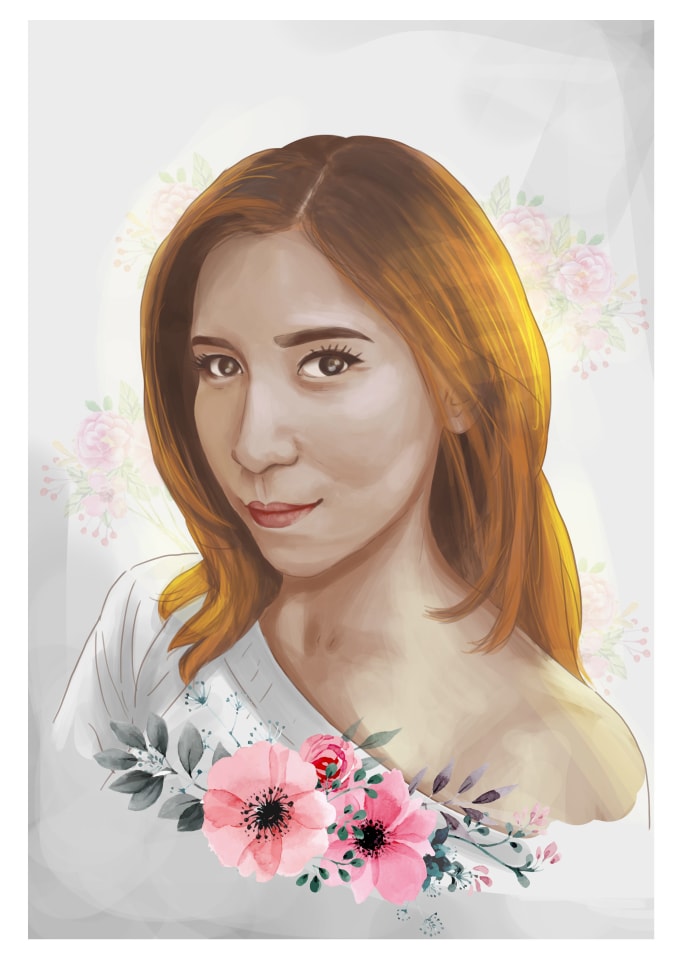 Gig Preview - Draw your face into beautifuly digital painting caricature