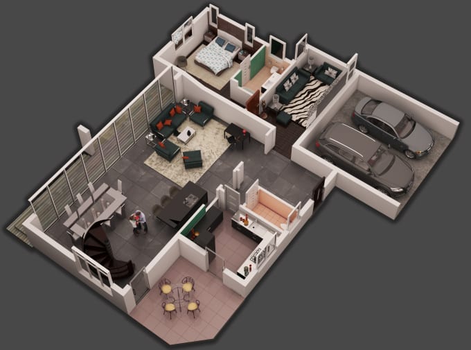 Gig Preview - Create professional 3d floor plans