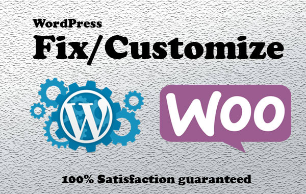 Gig Preview - Fix, design or customize woocommerce website