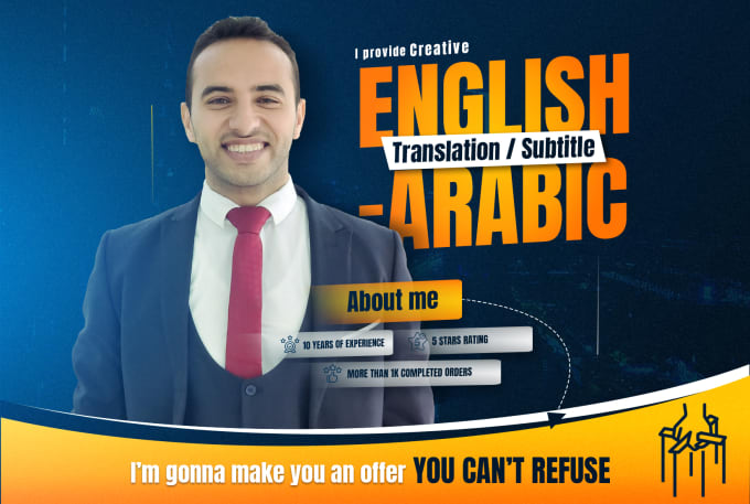 Gig Preview - Transcribe, translate and subtitle your video english or arabic