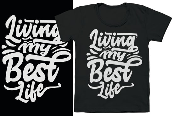 Gig Preview - Create unique typography and teespring tshirt design