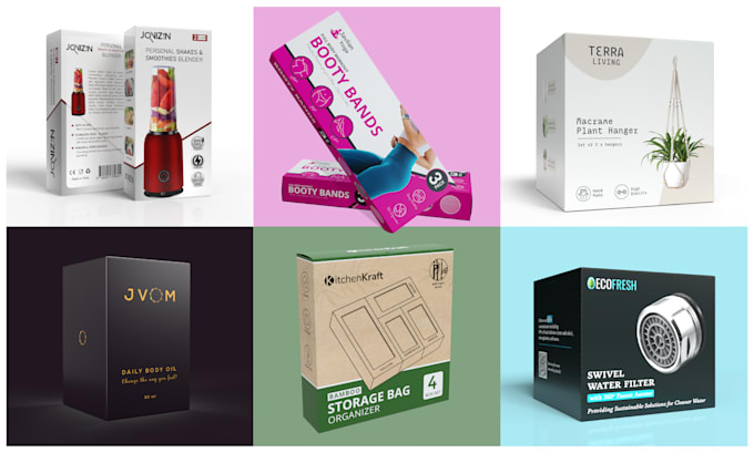 Gig Preview - Do product packaging design box or label design