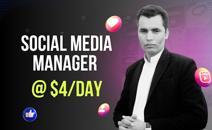 Gig Preview - Be your social media manager and content creator