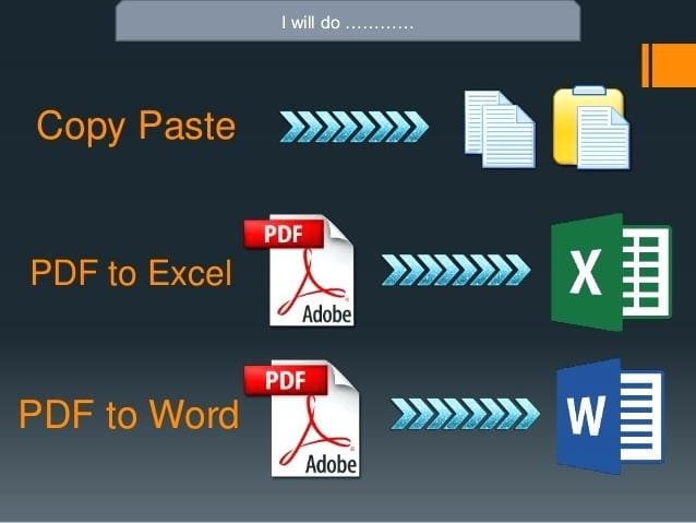 Gig Preview - Do PDF and typing work into excel or word