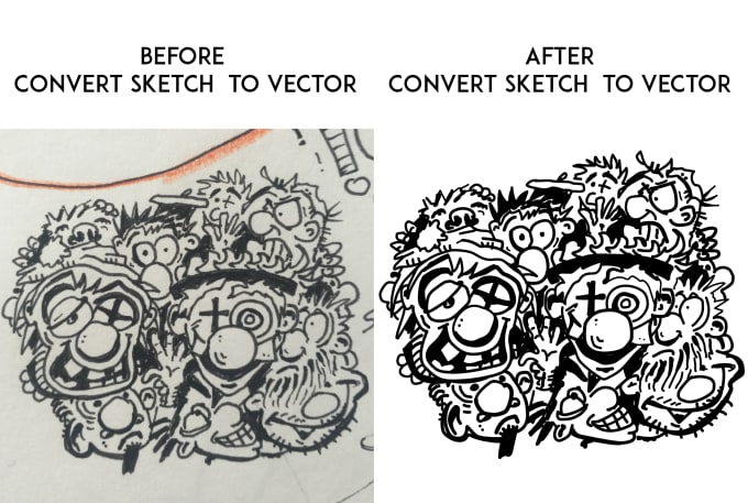 Gig Preview - Vectorize redraw convert your logo or sketch image to vector