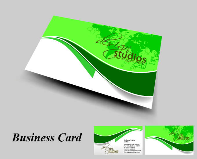 Gig Preview - Design business card with two concepts