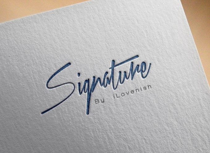 Gig Preview - Do professional signature logo design